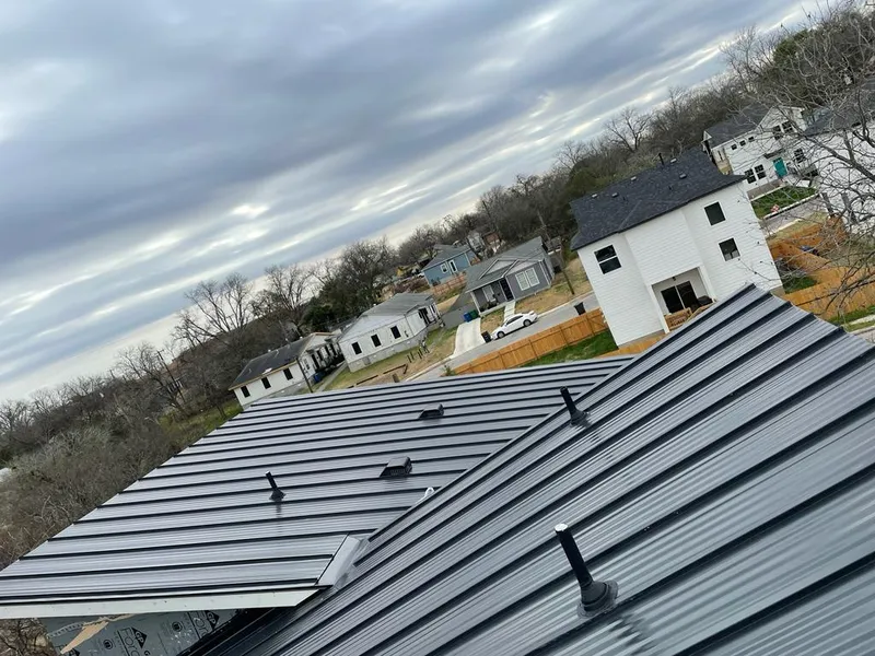 Standing seam metal roof panels with vents for Skylight Repair in Dunlap